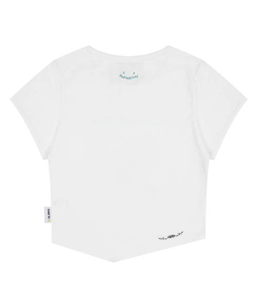RuNaKi'Hu'（ルナキフ）の「WXT033ロリポップアンバルクロップ半袖Tシャツ（WHITE）（Tシャツ/カットソー・レディース・その他・1/2）」の4枚目の写真