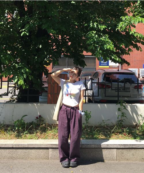RuNaKi'Hu'（ルナキフ）の「WXT033ロリポップアンバルクロップ半袖Tシャツ（WHITE）（Tシャツ/カットソー・レディース・その他・1/2）」の6枚目の写真