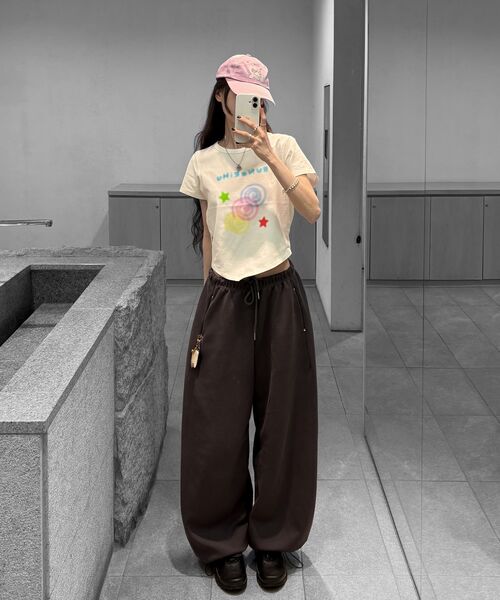 RuNaKi'Hu'（ルナキフ）の「WXT033ロリポップアンバルクロップ半袖Tシャツ（WHITE）（Tシャツ/カットソー・レディース・その他・1/2）」の8枚目の写真