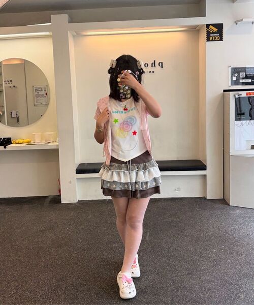 RuNaKi'Hu'（ルナキフ）の「WXT033ロリポップアンバルクロップ半袖Tシャツ（WHITE）（Tシャツ/カットソー・レディース・その他・1/2）」の10枚目の写真