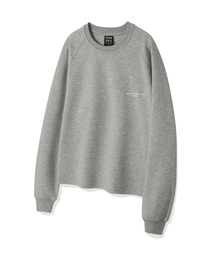 NOMBRE（ノンブレ）の「バックプリントポイントスウェットクロップTシャツ[グレー]（スウェット）」