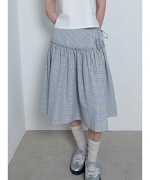 OAFISH（オアフィッシュ）の「RIBBON FRILL WRAP SKIRT, SKY BLUE（スカート）」