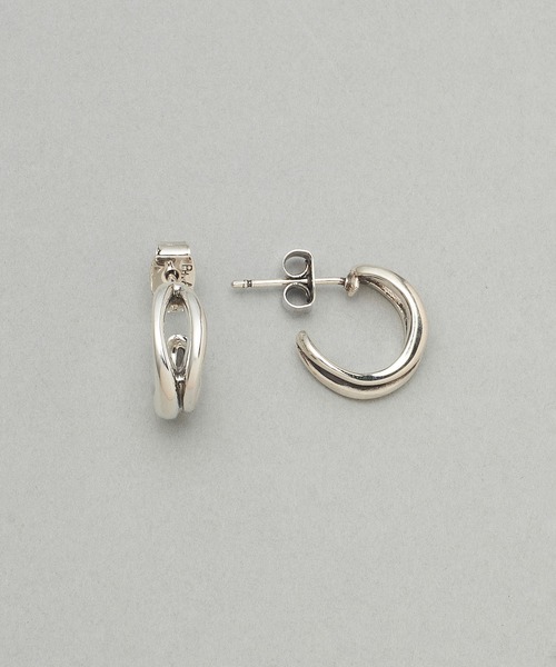 PHILIPPE AUDIBERT（フィリップ オーディベール）の「【PHILIPPE AUDIBERT】Tadeo ピアス BO6852 AR（ピアス（両耳用）・レディース・シルバー・FREE）」の6枚目の写真