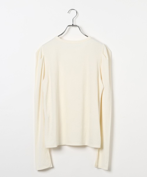 BAYFLOW（ベイフロー）の「【EF(エフ)】フロントツイストプルオーバー（WOMEN）（Tシャツ/カットソー・レディース・オフホワイト/チャコール・FREE）」の20枚目の写真