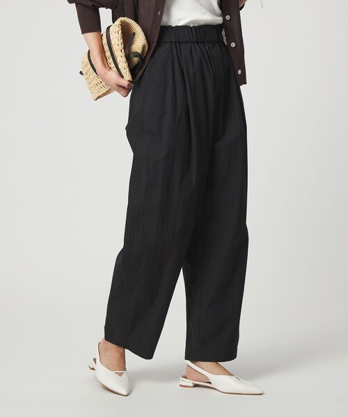 green label relaxing（グリーンレーベルリラクシング）の「［size SHORTあり］イージー カーブ パンツ ウォッシャブル 接触冷感（その他パンツ・レディース・オリーブ/ブラック/ベージュ・38/36/SHORT）」の9枚目の写真