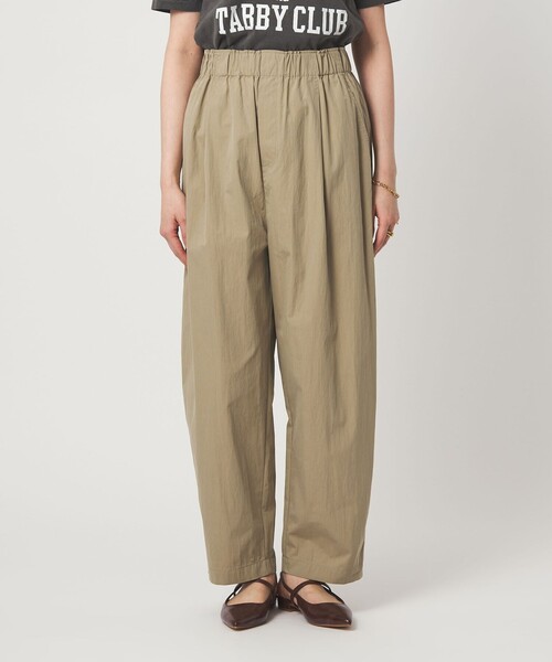 green label relaxing（グリーンレーベルリラクシング）の「［size SHORTあり］イージー カーブ パンツ ウォッシャブル 接触冷感（その他パンツ・レディース・オリーブ/ブラック/ベージュ・38/36/SHORT）」の15枚目の写真