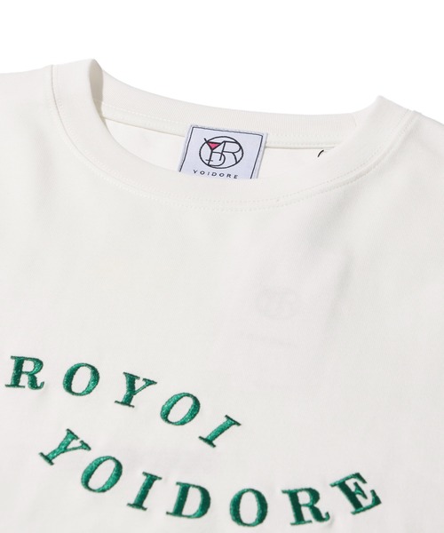 ADPOSION（アドポーション）の「【YOIDORE】 刺繍MIX グラフィックプリント クルーネックTシャツ（Tシャツ/カットソー・メンズ・ブラック/ライトグリーン/ホワイト・LARGE/MEDIUM/X-LARGE）」の10枚目の写真