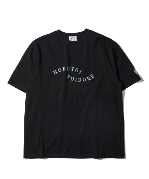 ADPOSION（アドポーション）の「【YOIDORE】 刺繍MIX グラフィックプリント クルーネックTシャツ（Tシャツ/カットソー・メンズ・ブラック/ライトグリーン/ホワイト・LARGE/MEDIUM/X-LARGE）」の6枚目の写真