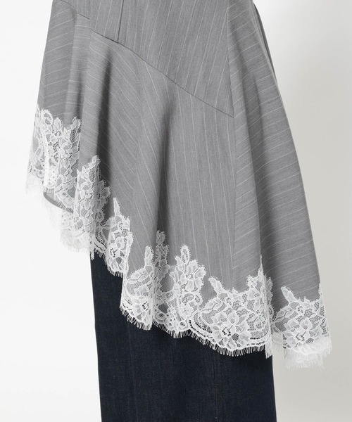 mysty woman（ミスティウーマン）の「イレヘムランジェリーキャミ　659805（キャミソール・レディース・グレー系その他/ブラック/オフホワイト・FREE）」の15枚目の写真