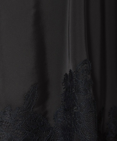 mysty woman（ミスティウーマン）の「イレヘムランジェリーキャミ　659805（キャミソール・レディース・グレー系その他/ブラック/オフホワイト・FREE）」の20枚目の写真