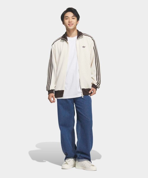 adidas(アディダス)の「FBニット トラックトップ / ジャージ / トラックジャケット / アディダスオリジナルス adidas Originals(ジャージ・メンズ・ブラック/ホワイト・XX-SMALL/3XL/X-LARGE/LARGE/XX-LARGE/MEDIUM/SMALL/X-SMALL)」の7枚目の写真