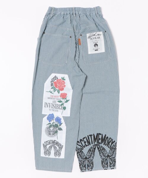 ScoLar（スカラー）の「ScoLar(スカラー) アップリケ×刺繍デニムパンツ（デニムパンツ・レディース・オフホワイト・MEDIUM）」の11枚目の写真