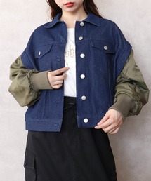 Cepica（セピカ）の「MA-1スリーブ2WayGジャン（デニムジャケット）」
