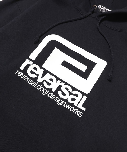 reversal.dogi.design.works(リバーサル・ドーギ・デザイン・ワークス)の「<reversal/リバーサル>Warfield BIG MARK BASIC SWEAT HOODIE(パーカー・メンズ・ネイビー/グレー/ブラック・XX-LARGE/X-LARGE/LARGE/MEDIUM)」の9枚目の写真