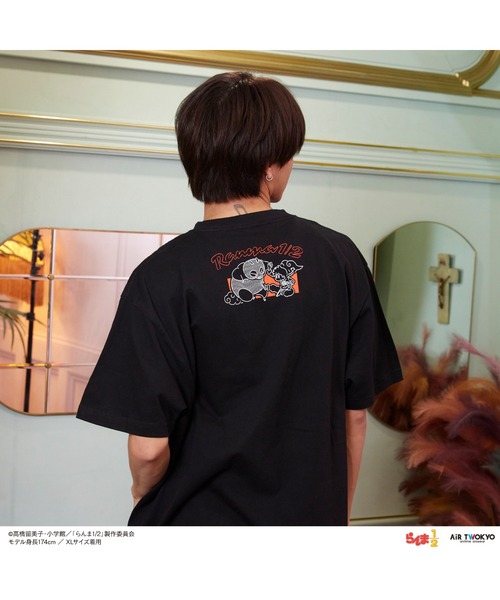 AIR TWOKYO(エアトゥーキョー)の「TVアニメ「らんま1/2」第1弾 ネオン中華Tシャツ 1(早乙女乱馬)(Tシャツ/カットソー・レディース・ブラック・XX-LARGE/X-LARGE/LARGE/MEDIUM/SMALL)」の2枚目の写真