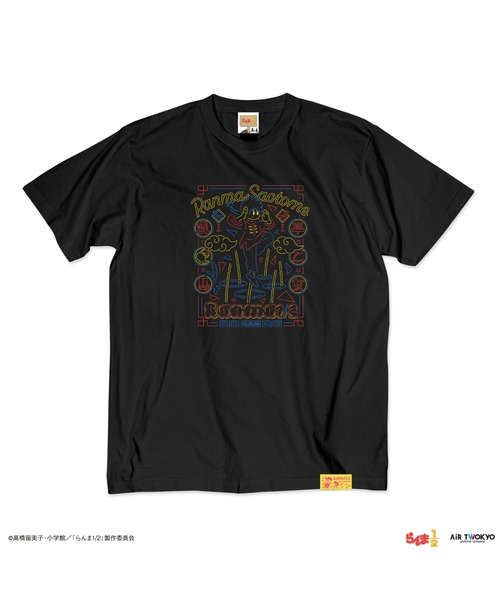 AIR TWOKYO(エアトゥーキョー)の「TVアニメ「らんま1/2」第1弾 ネオン中華Tシャツ 1(早乙女乱馬)(Tシャツ/カットソー・レディース・ブラック・XX-LARGE/X-LARGE/LARGE/MEDIUM/SMALL)」の3枚目の写真