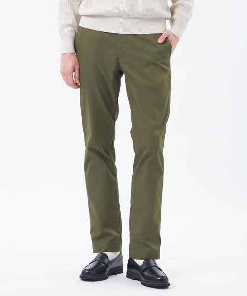 MACKINTOSH PHILOSOPHY（ﾏｯｷﾝﾄｯｼｭ ﾌｨﾛｿﾌｨｰ）の「【MP STANDARD TROUSERS】STYLE002 SLIM FIT フレックスドライチノ（チノパンツ・メンズ・グリーン系その他2/ダークネイビー/ベージュ系その他4/ブラック・38/40/42）」の4枚目の写真
