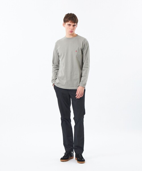 MACKINTOSH PHILOSOPHY（ﾏｯｷﾝﾄｯｼｭ ﾌｨﾛｿﾌｨｰ）の「【MP STANDARD TROUSERS】STYLE002 SLIM FIT フレックスドライチノ（チノパンツ・メンズ・グリーン系その他2/ダークネイビー/ベージュ系その他4/ブラック・38/40/42）」の6枚目の写真