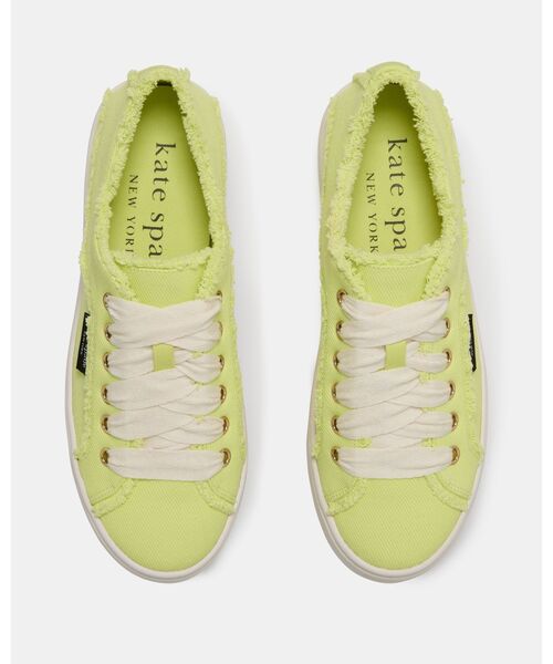 kate spade new york（ケイトスペード ニューヨーク）の「サム アイコン プラットフォーム スニーカー（スニーカー・レディース・グリーン・7/5/8/6）」の4枚目の写真