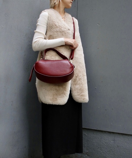 Scrap Book（スクラップブック）の「【OLISTIA】ダエンショルダーバッグ（ショルダーバッグ・レディース・パープル/レッド/ブラック・FREE）」の10枚目の写真