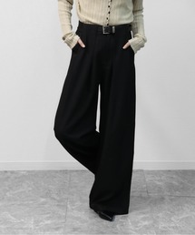 THE CELL.（ザセルドット）の「タックワイドストレッチスラックスパンツ　PLEATED WIDE STRETCH SLACKS PANTS（スラックス）」