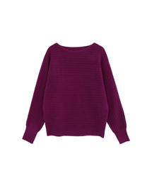 Stripe Boat neck Knitwear (7colors)