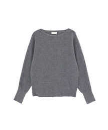 Stripe Boat neck Knitwear (7colors)