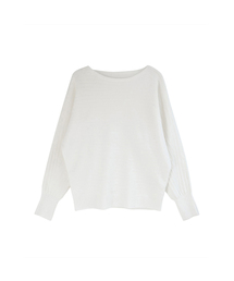 Stripe Boat neck Knitwear (7colors)