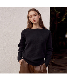 Stripe Boat neck Knitwear (7colors)