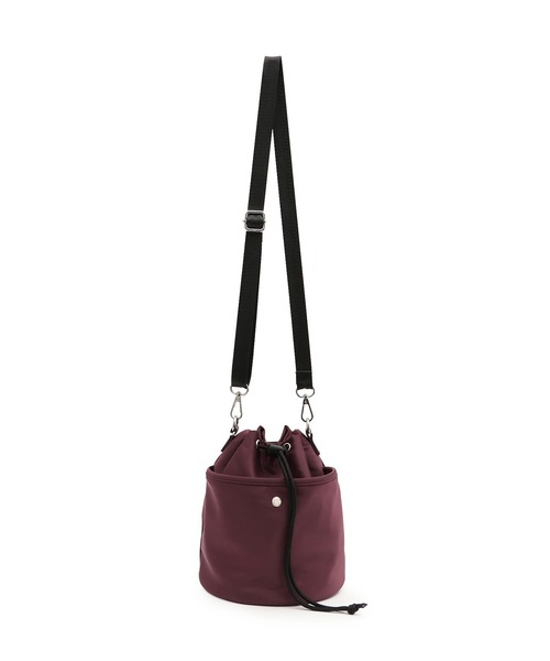 ROPE' PICNIC（ロペピクニック）の「巾着ショルダーバッグ/撥水・3WAY（ショルダーバッグ・レディース・ボルドー/ブラック/ライトグレー・FREE）」の8枚目の写真