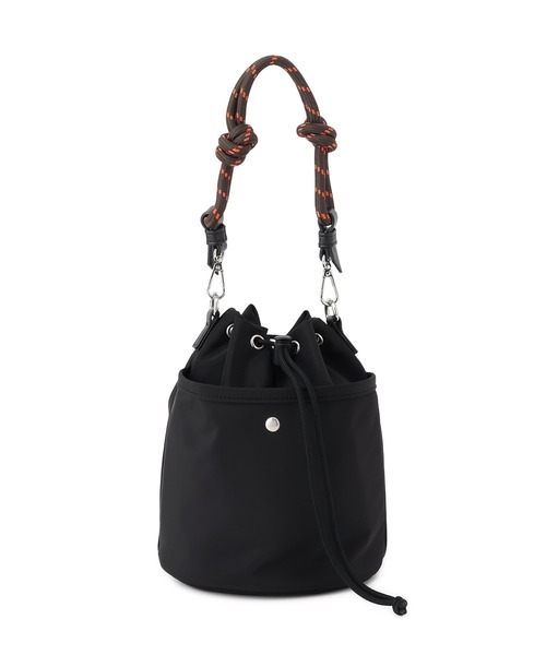 ROPE' PICNIC（ロペピクニック）の「巾着ショルダーバッグ/撥水・3WAY（ショルダーバッグ・レディース・ボルドー/ブラック/ライトグレー・FREE）」の14枚目の写真