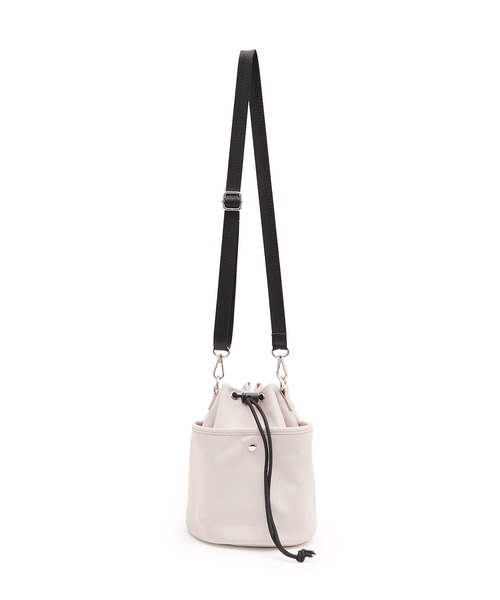 ROPE' PICNIC（ロペピクニック）の「巾着ショルダーバッグ/撥水・3WAY（ショルダーバッグ・レディース・ボルドー/ブラック/ライトグレー・FREE）」の19枚目の写真