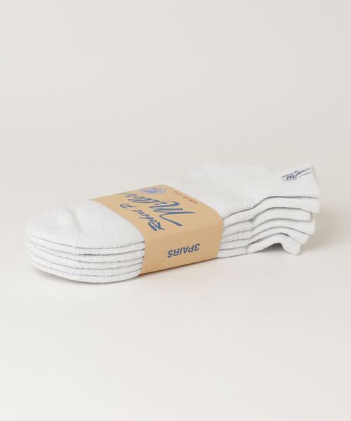 MILLER(ミラー)の「"02"≪Robert P. Miller≫3足セット ピスネーム ショートソックス(ソックス/靴下・メンズ・その他/ブラック/オフホワイト/グレー・23~25cm/25~27cm)」の9枚目の写真