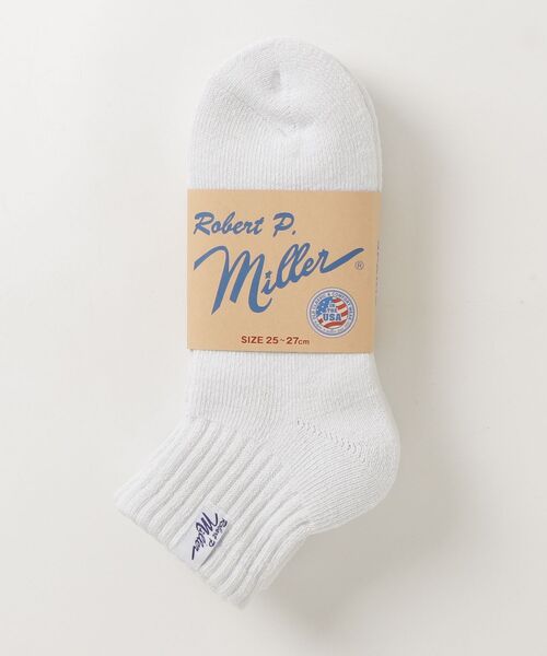 MILLER(ミラー)の「"02"≪Robert P. Miller≫3足セット ピスネーム ショートソックス(ソックス/靴下・メンズ・その他/ブラック/オフホワイト/グレー・23~25cm/25~27cm)」の8枚目の写真