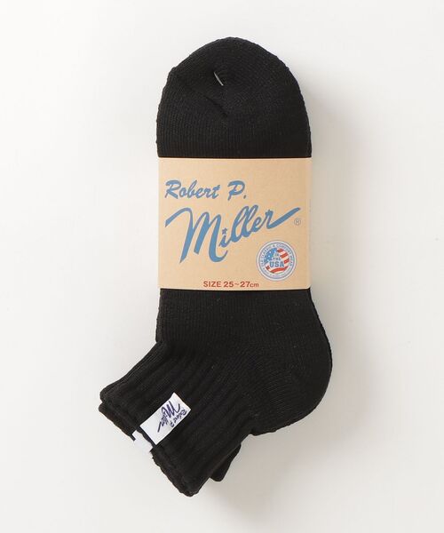 MILLER(ミラー)の「"02"≪Robert P. Miller≫3足セット ピスネーム ショートソックス(ソックス/靴下・メンズ・その他/ブラック/オフホワイト/グレー・23~25cm/25~27cm)」の10枚目の写真