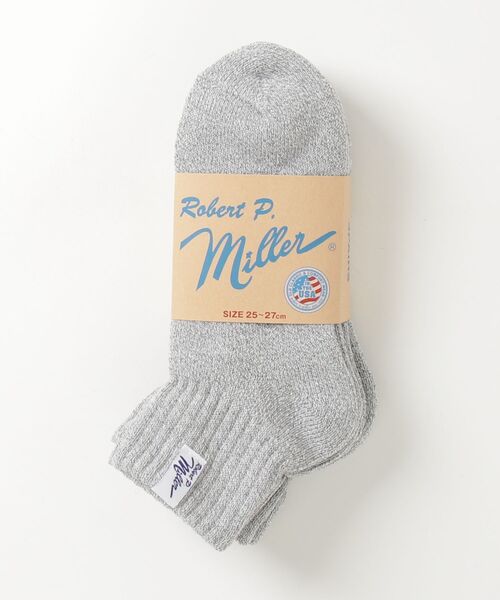 MILLER(ミラー)の「"02"≪Robert P. Miller≫3足セット ピスネーム ショートソックス(ソックス/靴下・メンズ・その他/ブラック/オフホワイト/グレー・23~25cm/25~27cm)」の12枚目の写真