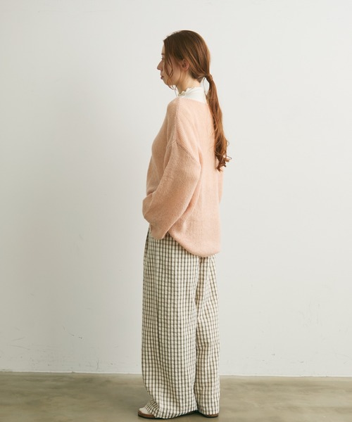 Crisp（クリスプ）の「オーバーシアーニット（ニット/セーター・レディース・ブルー/ピンク/イエロー・FREE）」の11枚目の写真