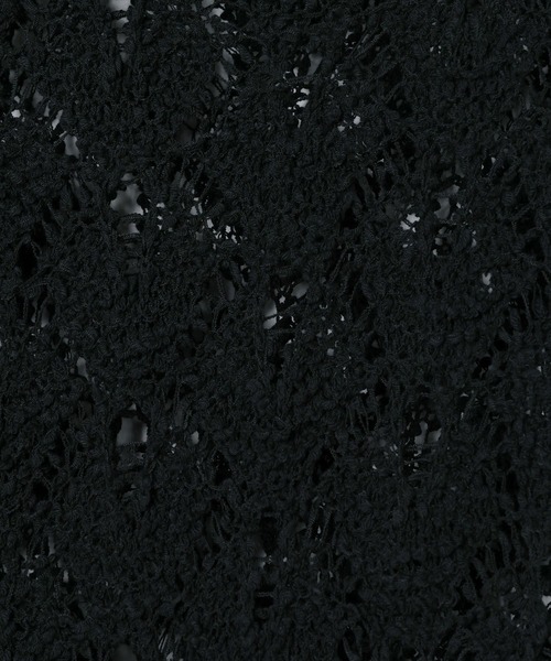 LEPSIM（レプシィム）の「5ゲージ透かし長袖プルオーバー　647479（ニット/セーター・レディース・ピンク/ライム/ブラック/ナチュラル・FREE）」の12枚目の写真