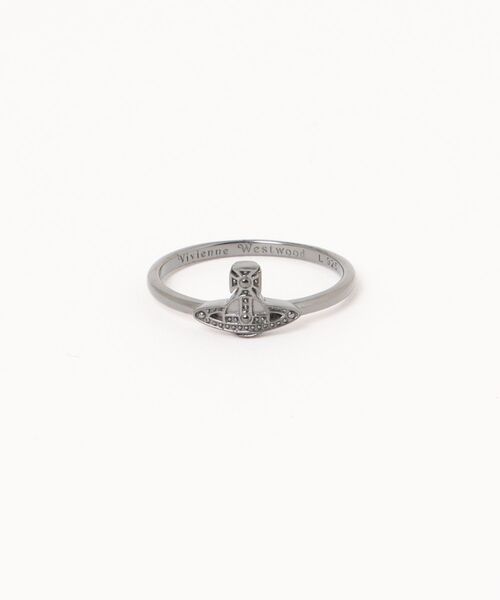 Vivienne Westwood(ヴィヴィアンウエストウッド)の「OSLO RING(その他・レディース・シルバー/ブラック・M/L/XL)」の1枚目の写真