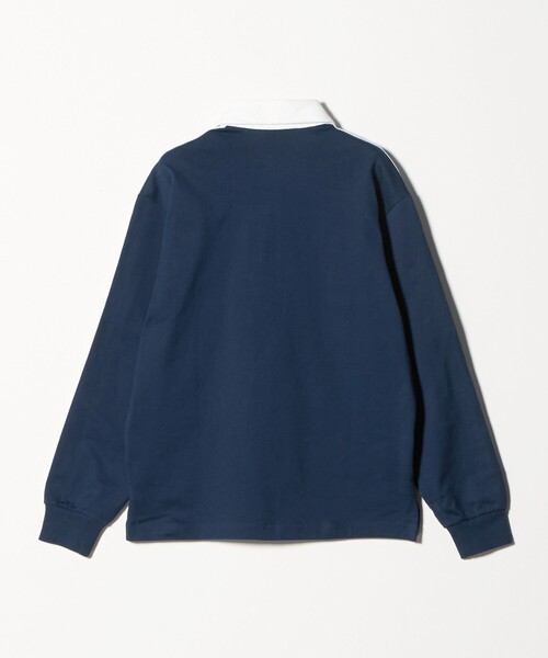adidas Originals(アディダスオリジナルス)の「<adidas Originals>スリーストライプス ラグビー ロングスリーブカットソー(Tシャツ/カットソー・レディース・ネイビー・S)」の2枚目の写真