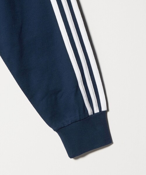 adidas Originals(アディダスオリジナルス)の「<adidas Originals>スリーストライプス ラグビー ロングスリーブカットソー(Tシャツ/カットソー・レディース・ネイビー・S)」の4枚目の写真