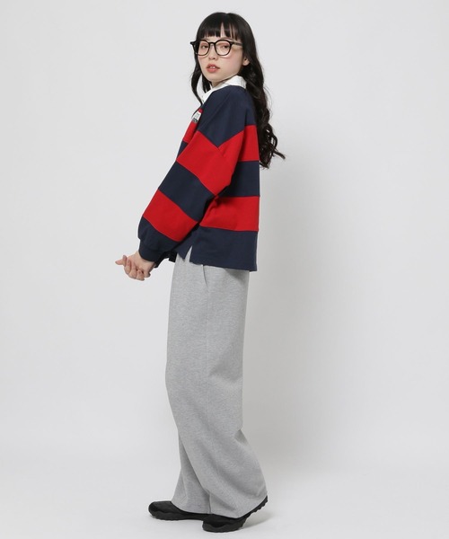 niko and...（ニコアンド）の「アソートワッペンラガープルオーバー（Tシャツ/カットソー・レディース・ネイビー/レッド/ブラウン・FREE）」の19枚目の写真