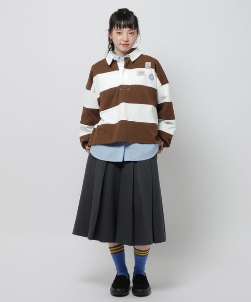 niko and...（ニコアンド）の「アソートワッペンラガープルオーバー（Tシャツ/カットソー・レディース・ネイビー/レッド/ブラウン・FREE）」の21枚目の写真