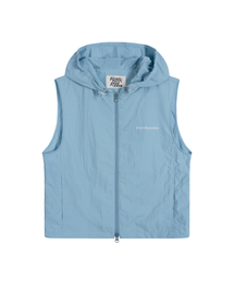 Rest&Recreation（レストアンドレクリエーション）の「NYLON HOOD VEST+GYM SACK SET - SKY BLUE（ベスト）」