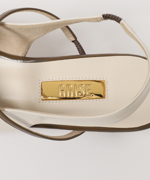 GRISE(グリーズ)の「《追加》GRISE4cmナロースクエアウェーブスリングバック(パンプス・レディース・アイボリー/ブラック/モスグリーン・25cm/24.5cm/24cm/23.5cm/23cm/22.5cm/22cm)」の20枚目の写真