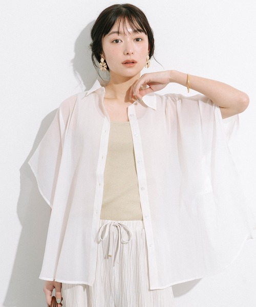 coca(coca)(コカ)の「OUT BRA ベーシックタンクトップ(タンクトップ・レディース・ブラック/カーキ/ライトベージュ/グレー/ホワイト/ブラウン・L/M/S)」の13枚目の写真