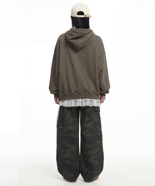 ARTISTWEAR（アーティストウェア）の「[ATW] ディープフォレストカモワイドパンツ（デニムパンツ・レディース・グリーン系カモフラージュ・SMALL/MEDIUM/LARGE/X-LARGE）」の3枚目の写真