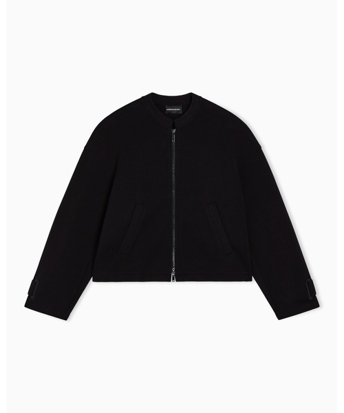 EMPORIO ARMANI（エンポリオアルマーニ）の「【エンポリオ アルマーニ】ブルゾン ストレッチ ダブルジャージー（ブルゾン・レディース・ブラック・38/40）」の5枚目の写真