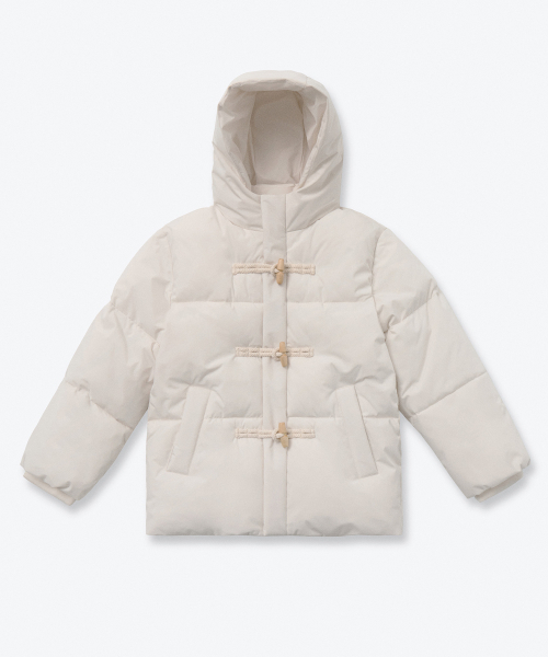 MUSINSA STANDARD KIDS（ムシンサスタンダードキッズ）の「フードパーカーダッフルショートダウンジャケット [クリーム]（ブルゾン・レディース・その他・120/130/160/150/140）」の6枚目の写真