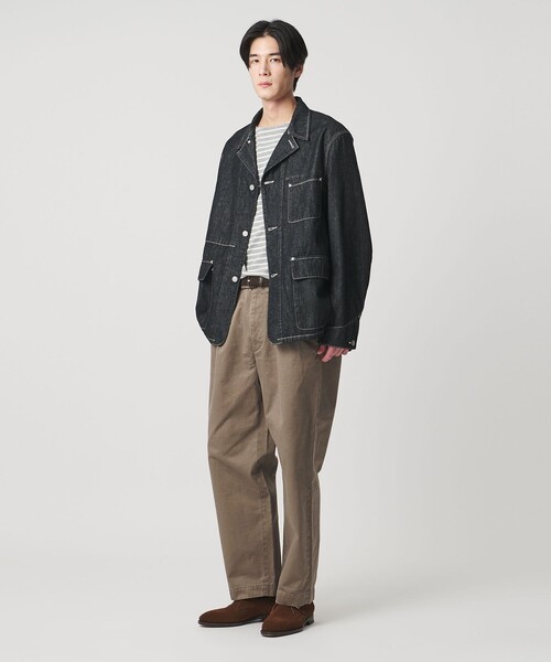 SCYE BASICS(サイベーシックス)の「【別注】<SCYE BASICS>ウォッシュド チノ パンツ(チノパンツ・メンズ・オフホワイト/ネイビー/ダークブラウン・40/36/38)」の7枚目の写真